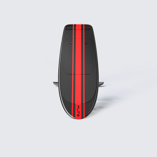 Fliteboard Flite RACE eFoil electric hydrofoil Red Black Stripe Front