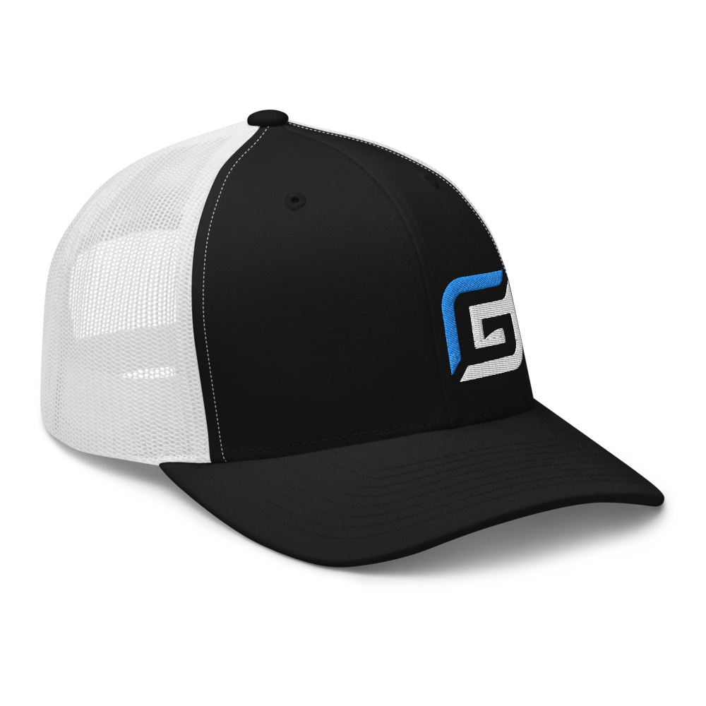 All Black or Black/White Mesh with Teal/White G Hat