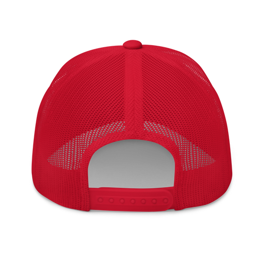 Red Mesh Black/White G Hat