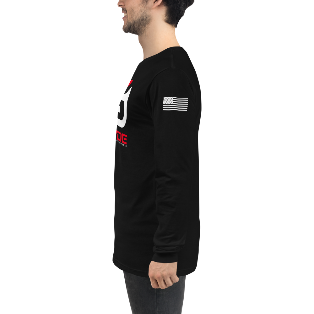 Black Red/White G Unisex Long Sleeve T