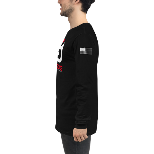 Black Red/White G Unisex Long Sleeve T