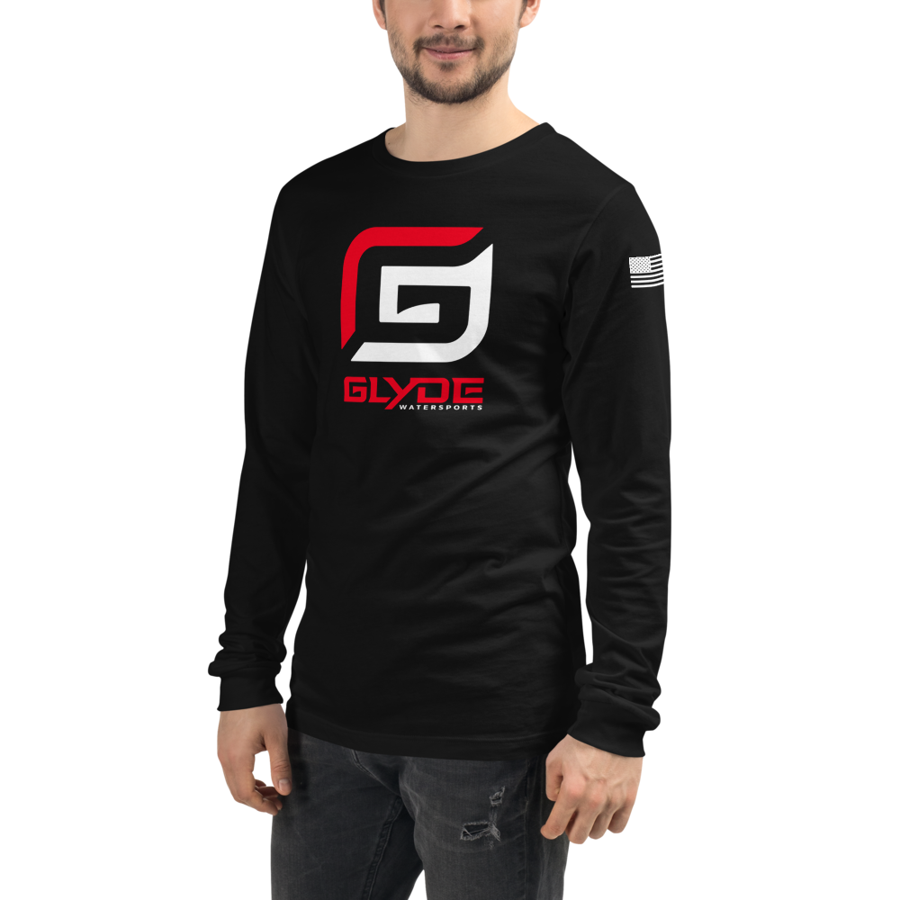 Black Red/White G Unisex Long Sleeve T