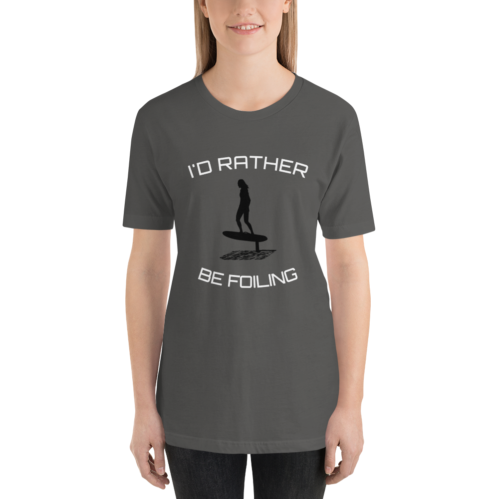 Choose Your Color Rather Be Foiling Short-Sleeve Unisex T