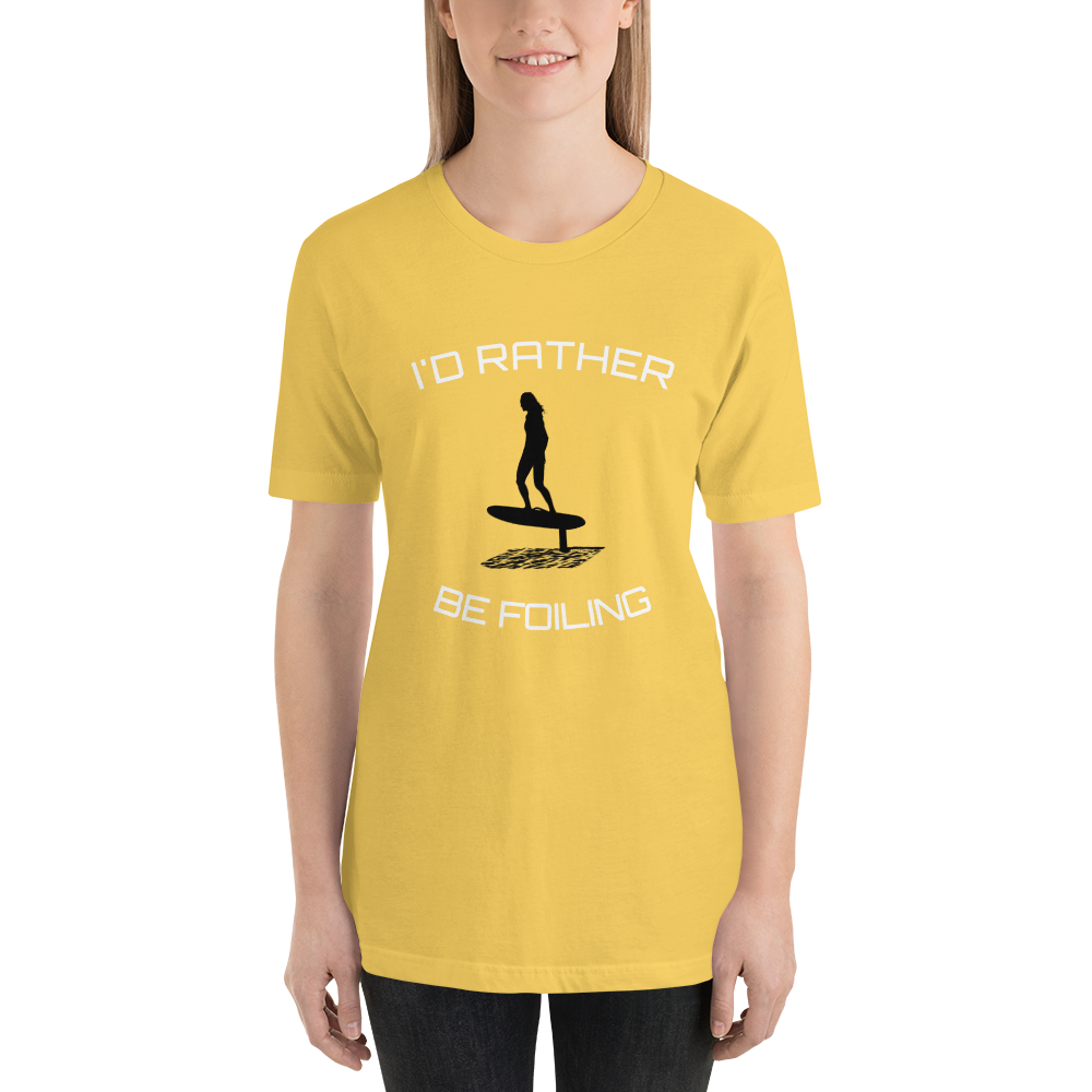 Choose Your Color Rather Be Foiling Short-Sleeve Unisex T