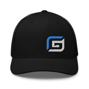 Open image in slideshow, All Black or Black/White Mesh with Teal/White G Hat
