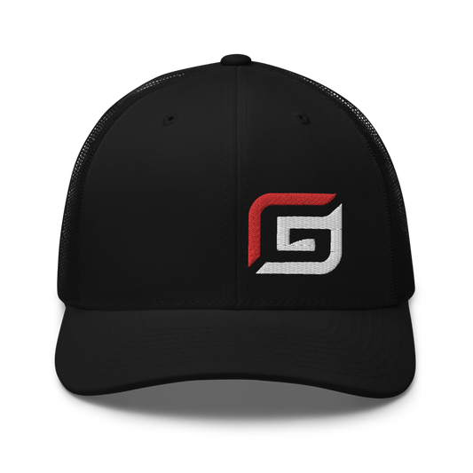 All Black or Black/White Mesh with Red/White G Hat