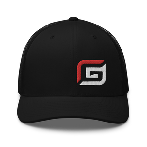 Open image in slideshow, All Black or Black/White Mesh with Red/White G Hat

