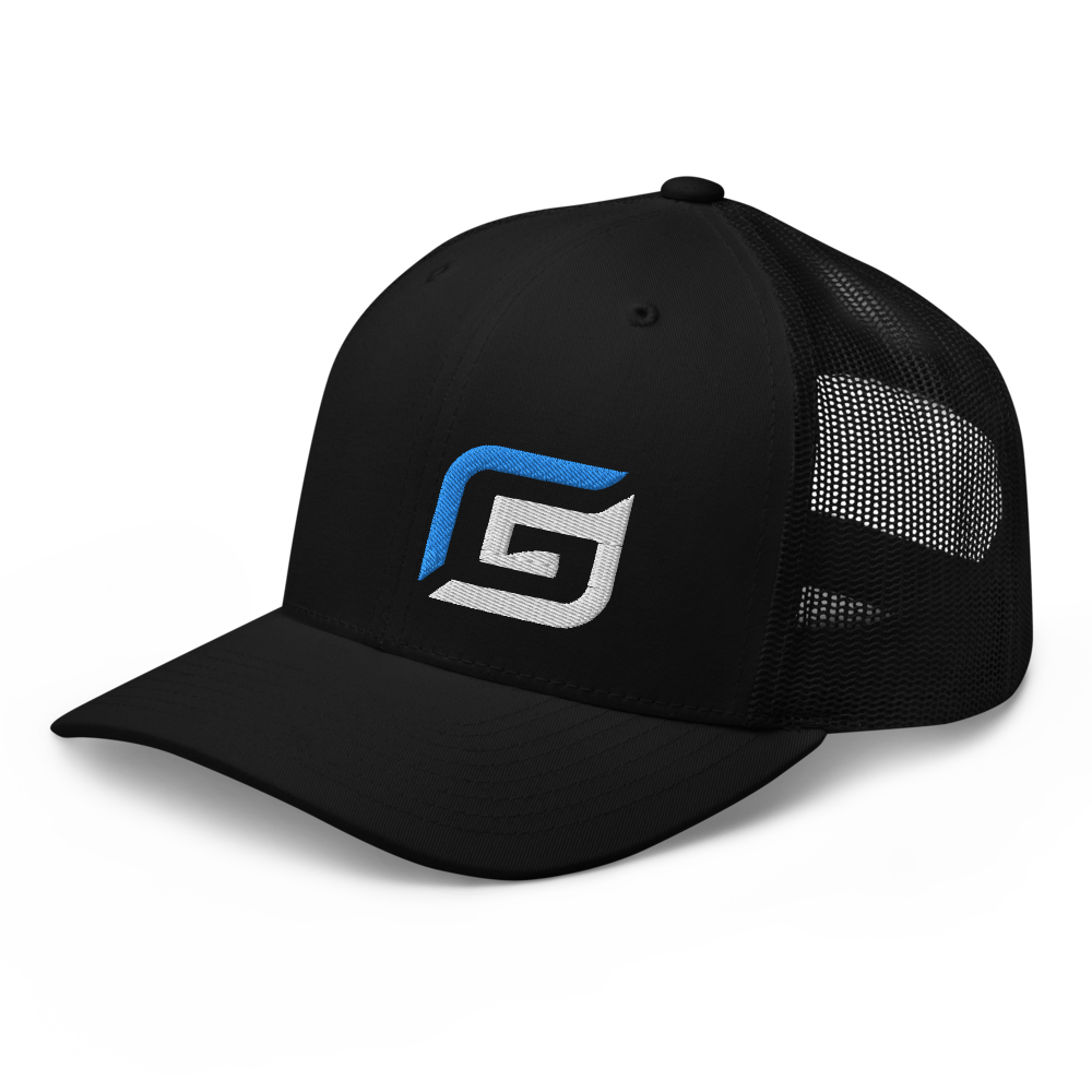 All Black or Black/White Mesh with Teal/White G Hat