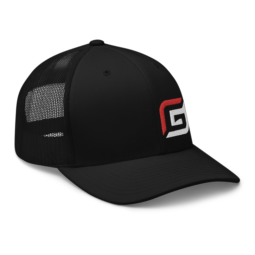 All Black or Black/White Mesh with Red/White G Hat