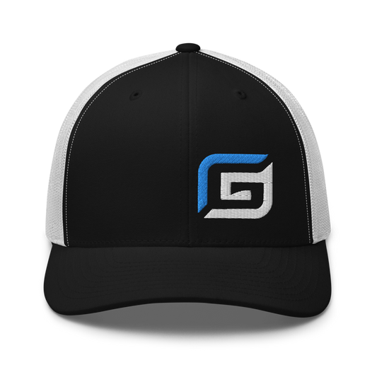 All Black or Black/White Mesh with Teal/White G Hat