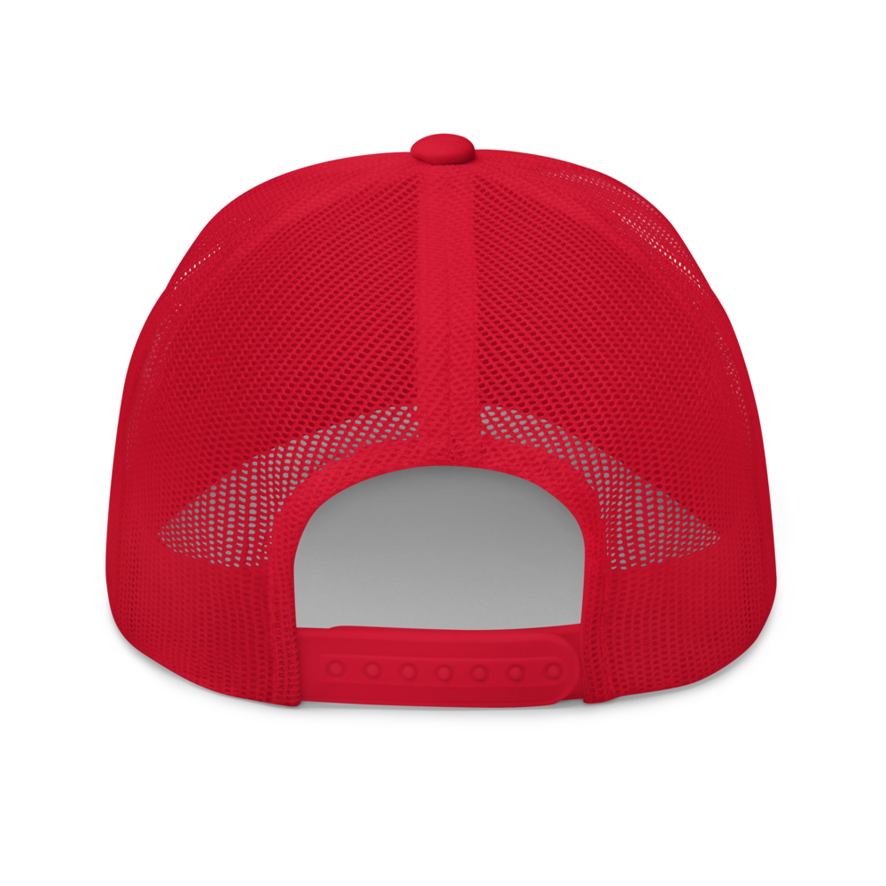 Red Mesh Black/White G Hat