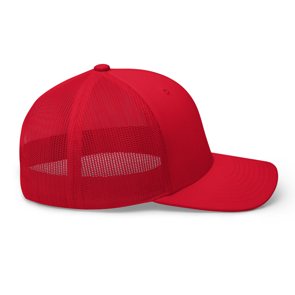 Red Mesh Black/White G Hat