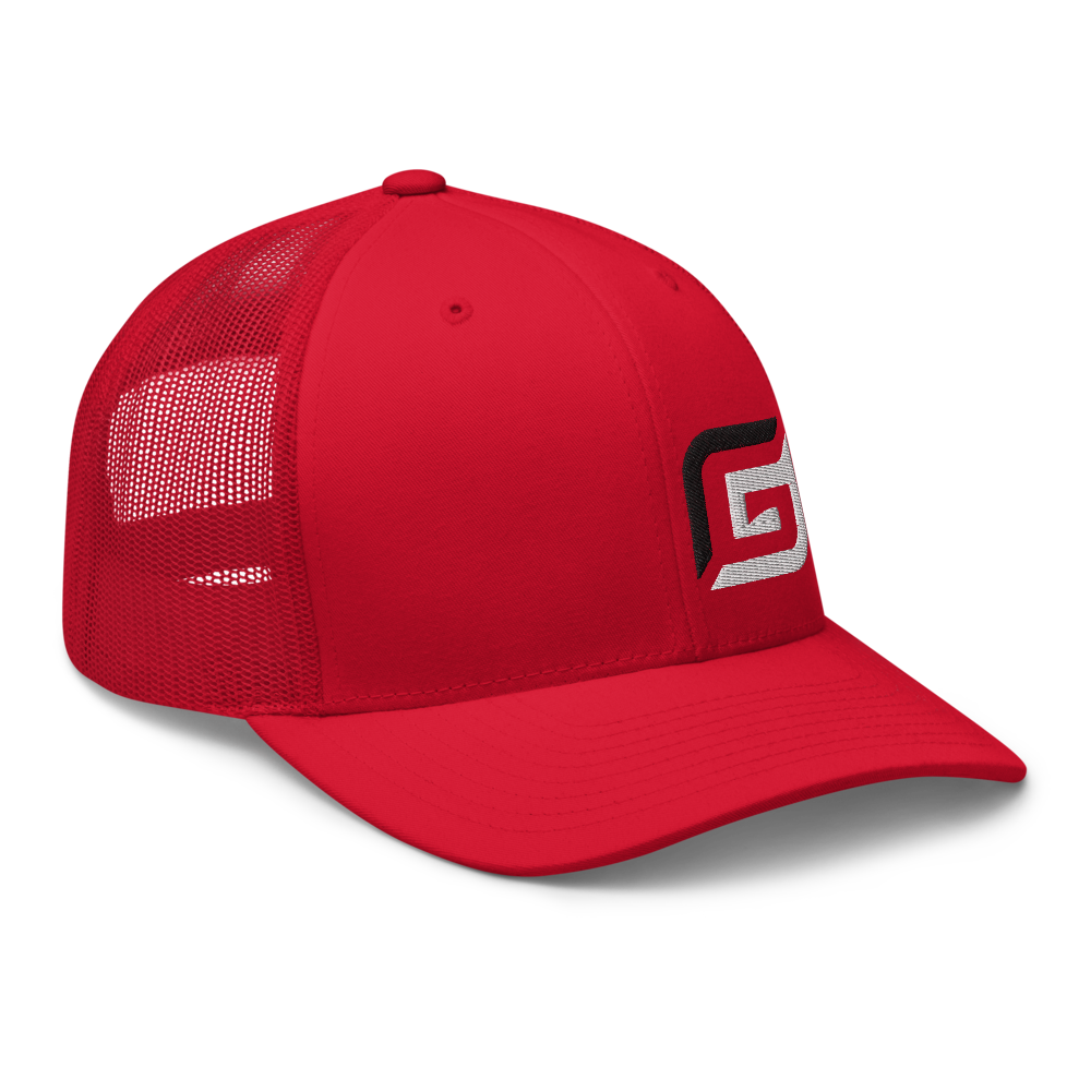 Red Mesh Black/White G Hat