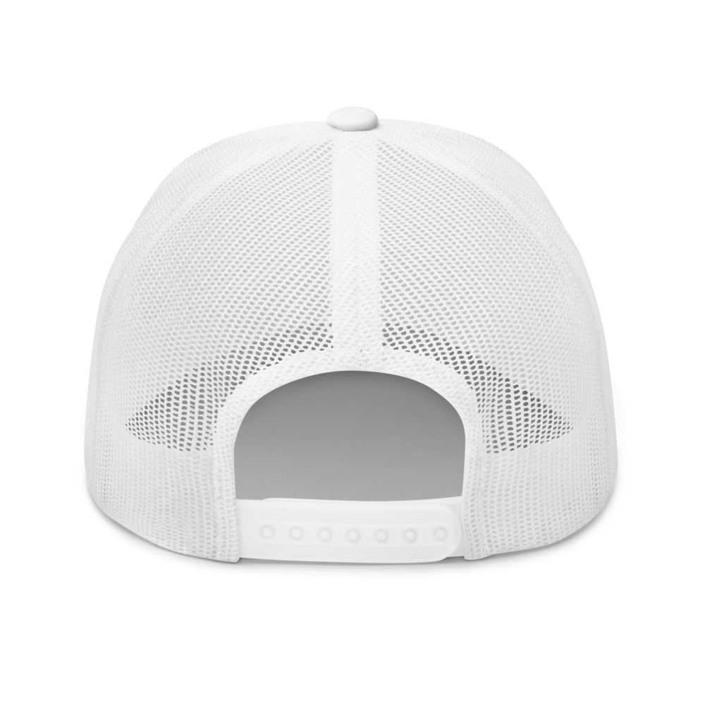White Mesh Red/Black G Hat