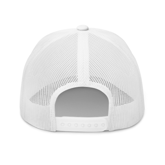 White Mesh Red/Black G Hat