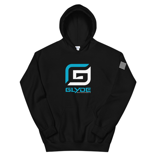 Glyde G Black/Teal Unisex Hoodie
