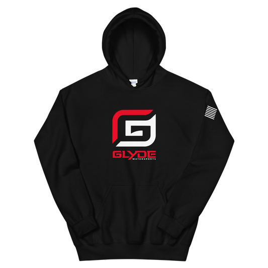Glyde G Black/Red Unisex Hoodie