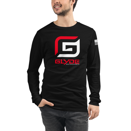Black Red/White G Unisex Long Sleeve T