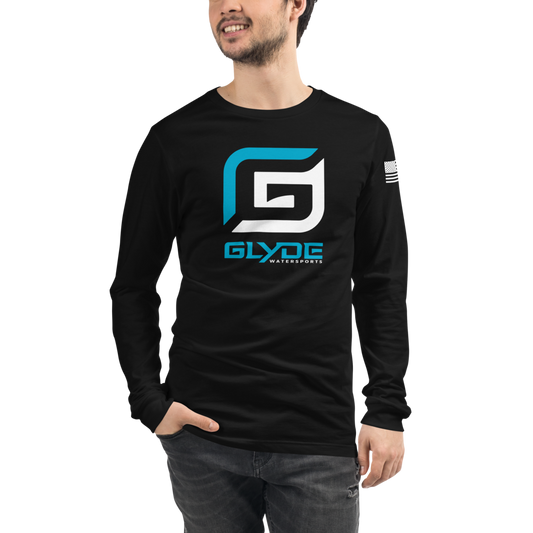 Black Teal/White G Unisex Long Sleeve T