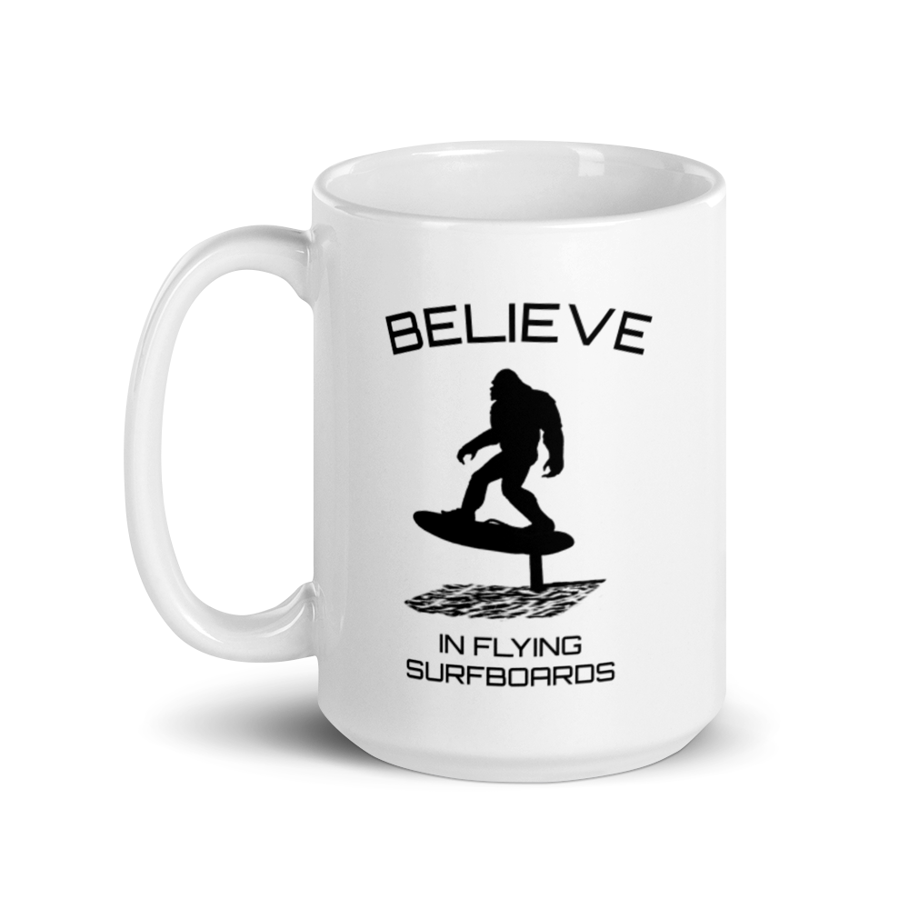 15oz White Believe Coffee Mug